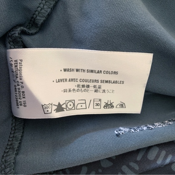 Patagonia Bandha Geometric Print Tank Top Medium Grey - Picture 6 of 7